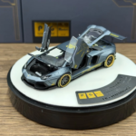 PGM 1:64 2026 HEC Exclusive - Lamborghini Aventador LB LP700-4 Techwrap Blue-Grey