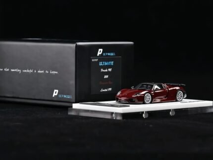 BCP Model 1/64 Porsche 918 Spyder Burgundy Red