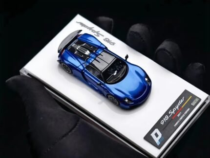 BCP Model 1/64 Porsche 918 Spyder Metallic Blue