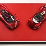 Figart Model 1:64 Pagani Zonda x Pagani Utopia Red Dual Set Special Edition Resin Model Car
