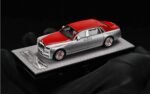 Henson & Heaven 1:64 Rolls Royce Phantom Extended Wheelbase Series II Silver/Magma Red Hero