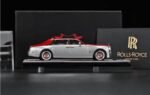 Henson & Heaven 1:64 Rolls Royce Phantom Extended Wheelbase Series II Silver/Magma Red Side