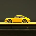 Locarno Model 1:64 911 Porsche Singer PTS Speed Yellow Resin Model Car side