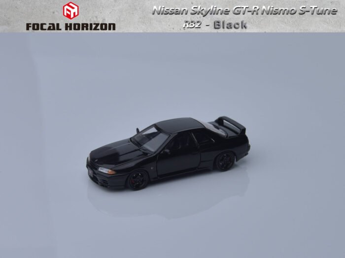 Focal Horizon 1:64 Nissan Skyline GTR R32 Nismo S Tune 3rd Generation Black Diecast Model Car - Image 4