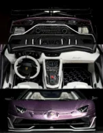 TARDIS 1:64 Aventador SVJ Roadster Amethyst - Image 3