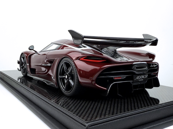 Frontiart 1/18 Koenigsegg Jesko Red Tinted Carbon Resin Model Car - Image 6