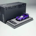 Gryning  1:64 Koenigsegg Jesko Attack in Pearl Purple/Carbon Fiber Resin Model Car
