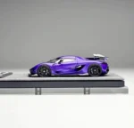 Gryning  1:64 Koenigsegg Jesko Attack in Pearl Purple/Carbon Fiber Resin Model Car - Image 5