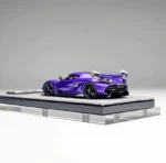 Gryning  1:64 Koenigsegg Jesko Attack in Pearl Purple/Carbon Fiber Resin Model Car - Image 6