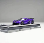 Gryning  1:64 Koenigsegg Jesko Attack in Pearl Purple/Carbon Fiber Resin Model Car - Image 7