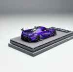 Gryning  1:64 Koenigsegg Jesko Attack in Pearl Purple/Carbon Fiber Resin Model Car - Image 4
