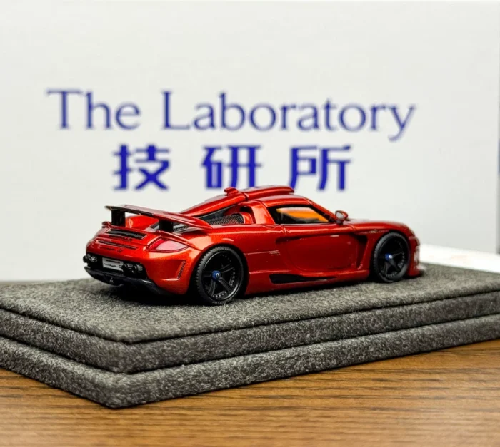 The Laboratory 1:64 Porsche Gemballa Mirage Gt Metallic Orange Resin Model Car back