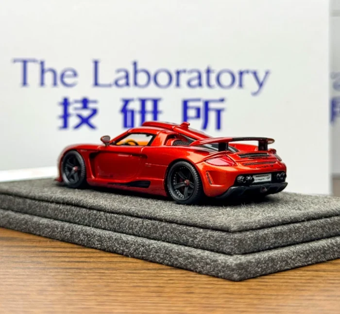 The Laboratory 1:64 Porsche Gemballa Mirage Gt Metallic Orange Resin Model Car back