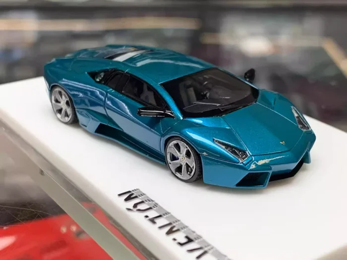 Tardis 1:64 Lamborghini reventon Blue resin car - Image 2