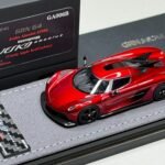 Gryning 1/64 Koenigsegg Jesko Absolute Candy Apple Red/Carbon