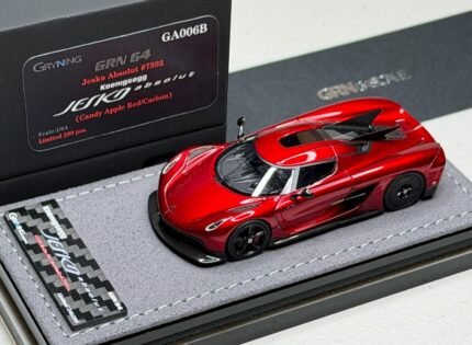Gryning 1/64 Koenigsegg Jesko Absolute Candy Apple Red/Carbon